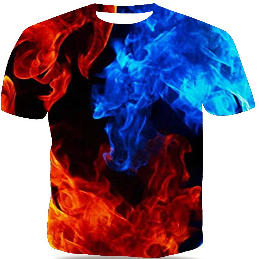 UNEY Flame T-shirt For Men T-shirt Fire Tops Tees 3D Smoke Fire Pattern Shirt For Men Ice Fire Top EU/US Plus Size S-6XL Tops
UNEY Flame T-shirt For Men T-shirt Fire Tops Tees 3D Smoke Fire Pattern Shirt For Men Ice Fire Top EU/US Plus Size S-6XL Tops