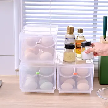 1pc Household Egg Storage Box Drawer Type Storage Basket Food Storage Box Refrigerator Kitchen Food Preservation Storage Box
1pc Household Egg Storage Box Drawer Type Storage Basket Food Storage Box Refrigerator Kitchen Food Preservation Storage Box