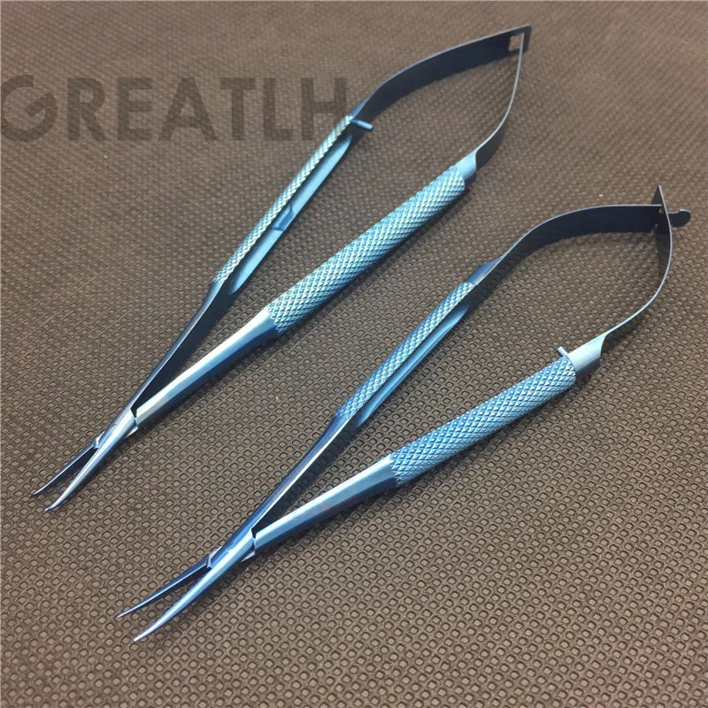 Titanium alloy Barraquer curved Needle Holder Without lock Ophthalmic surgical instrument
Titanium alloy Barraquer curved Needle Holder Without lock Ophthalmic surgical instrument