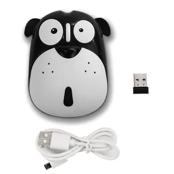 Cute Cartoon Dog Wireless Mute Mouse 1200DPI Energy Saving Ergonomic Optical Mice Universal Computer Mouse for Laptop PC
Cute Cartoon Dog Wireless Mute Mouse 1200DPI Energy Saving Ergonomic Optical Mice Universal Computer Mouse for Laptop PC