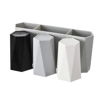1 Set Wall Mount Gargle Cup Mug and Toothpaste Holder Toothbrush Rack Plastic Organizer for Bathroom
1 Set Wall Mount Gargle Cup Mug and Toothpaste Holder Toothbrush Rack Plastic Organizer for Bathroom