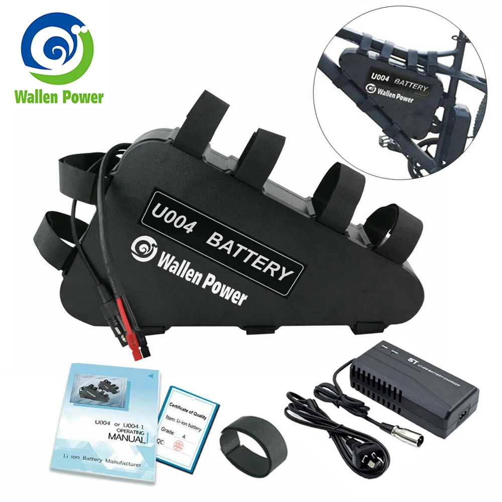Ebike Battery 18650 Lithium Batteries 48V 20AH 1000W Triangle Electric Bike Battery with Fast Charger for bafang 8fun 750W Motor
Ebike Battery 18650 Lithium Batteries 48V 20AH 1000W Triangle Electric Bike Battery with Fast Charger for bafang 8fun 750W Motor