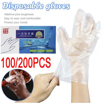 200/100PCS PVC Kitchen Cleanliness Disposable Gloves Clear Plastic Gloves Food Cleaning Barbecue Protection Hand Safety Gloves
200/100PCS PVC Kitchen Cleanliness Disposable Gloves Clear Plastic Gloves Food Cleaning Barbecue Protection Hand Safety Gloves