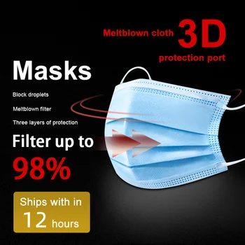 Mouth Anti dust Mask Protect 3 Layers Filter Dustproof Earloop Non Woven Mouth Mask 12-24 hours Shipping
Mouth Anti dust Mask Protect 3 Layers Filter Dustproof Earloop Non Woven Mouth Mask 12-24 hours Shipping