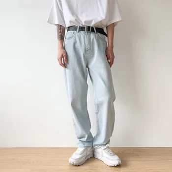 New Male Japan Korea Streetwear Hip Hop Jeans Long Trousers Men Vintage Washed Loose Casual Wide Leg Straight Denim Pants
New Male Japan Korea Streetwear Hip Hop Jeans Long Trousers Men Vintage Washed Loose Casual Wide Leg Straight Denim Pants