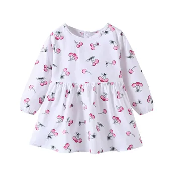 Toddler Kid Dress Baby Girl Long Sleeve Cartoon Fruit Printed Princess Casual Round Neck High Waist Coton Dresses Clothes Robe
Toddler Kid Dress Baby Girl Long Sleeve Cartoon Fruit Printed Princess Casual Round Neck High Waist Coton Dresses Clothes Robe