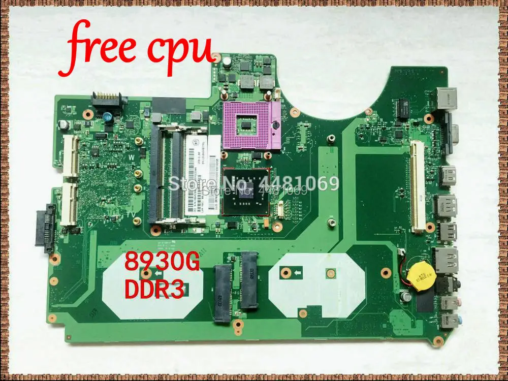 8930G ноутбук 6050A2207701 MB A02 MBASZ0B001 материнская плата для ноутбука Acer aspire 8930 PM45 DDR3