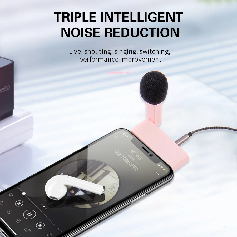 MAMEN Mini 3.5mm Jack Microphone Fashion Mic For Recording Mobile Phone Studio Interview Microphone for Smartphone
MAMEN Mini 3.5mm Jack Microphone Fashion Mic For Recording Mobile Phone Studio Interview Microphone for Smartphone