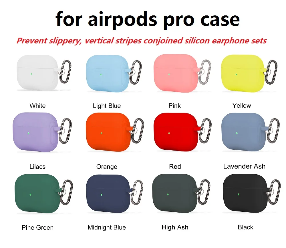 Liquid Silicone Cover Case For apple Airpods Pro Case Vertical stripes conjoined silicon earphone sets for airpods 3 cover
Liquid Silicone Cover Case For apple Airpods Pro Case Vertical stripes conjoined silicon earphone sets for airpods 3 cover