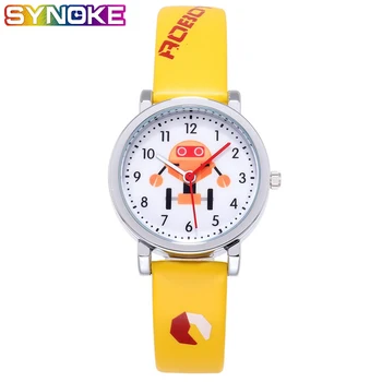 SYNOKE Cartoon Watch Boys Girls Quartz Wristwatch for Kids 2019 3Bar Fashion Casual PU Leather Water Resistant Children Watch
SYNOKE Cartoon Watch Boys Girls Quartz Wristwatch for Kids 2019 3Bar Fashion Casual PU Leather Water Resistant Children Watch