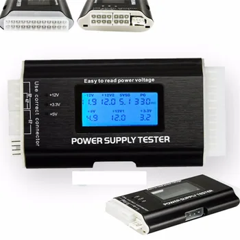 1Pc Computer PC Power Supply Tester Checker 20/24 pin SATA HDD ATX BTX Meter LCD Wholesale
1Pc Computer PC Power Supply Tester Checker 20/24 pin SATA HDD ATX BTX Meter LCD Wholesale