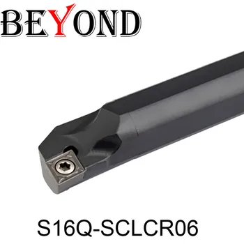 BEYOND S16Q-SCLCR06 S16Q SCLCL 16mm internal lathe tool holder boring bar SCLCR cnc SCLCR06 carbide inserts CCMT060202 CCMT
BEYOND S16Q-SCLCR06 S16Q SCLCL 16mm internal lathe tool holder boring bar SCLCR cnc SCLCR06 carbide inserts CCMT060202 CCMT