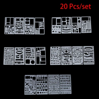 New 20Pcs/Set Walls Painting Stencil Diy Home Planner Scrapbooking Album Craft Art
New 20Pcs/Set Walls Painting Stencil Diy Home Planner Scrapbooking Album Craft Art