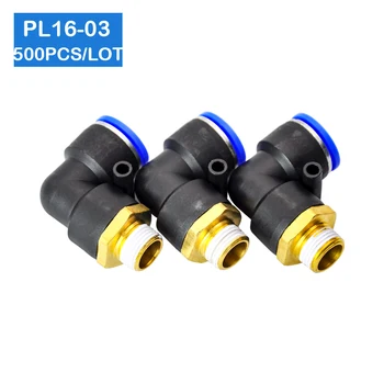Free shipping 500Pcs L Shaped PT 3/8" Male Threaded to 16mm Tubing Pneumatic Quick Fitting PL16-03
Free shipping 500Pcs L Shaped PT 3/8" Male Threaded to 16mm Tubing Pneumatic Quick Fitting PL16-03