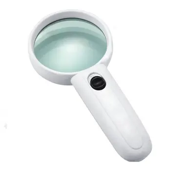 3x 75mm HAND-HOLD Magnifier Loupe with Two LED Light Reading portable magnifying glass for the elderly
3x 75mm HAND-HOLD Magnifier Loupe with Two LED Light Reading portable magnifying glass for the elderly