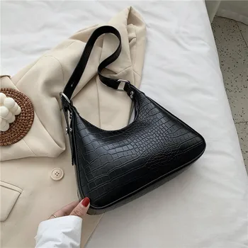 Travel Stone Pattern Shoulder Bags for Women 2020 Casual Simple PU Leather Half Moon Bag Lady Solid Tote Small Bag Sacs Femme
Travel Stone Pattern Shoulder Bags for Women 2020 Casual Simple PU Leather Half Moon Bag Lady Solid Tote Small Bag Sacs Femme