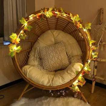 LED String Light Maple Leaves Garland Decor for Halloween Party Garden Lights
LED String Light Maple Leaves Garland Decor for Halloween Party Garden Lights