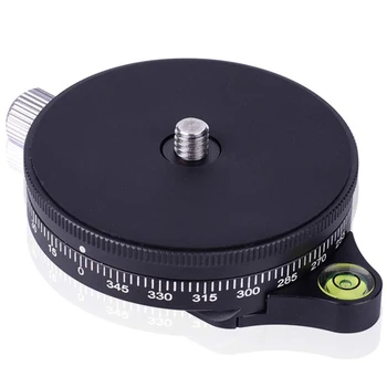 Camera Pan Base With Arca Swiss Style Plate, 0.95Cm Screw Aluminum Panoramic Ball Tripod Head With Bubble Level, Load Capacity 2
Camera Pan Base With Arca Swiss Style Plate, 0.95Cm Screw Aluminum Panoramic Ball Tripod Head With Bubble Level, Load Capacity 2