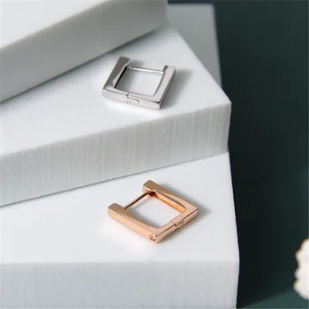 RUIYI Real 925 Sterling Silver Korean Style Girls Fashion Punk Stud Earrings Women Personalized Geometric Square Niche Earrings
RUIYI Real 925 Sterling Silver Korean Style Girls Fashion Punk Stud Earrings Women Personalized Geometric Square Niche Earrings