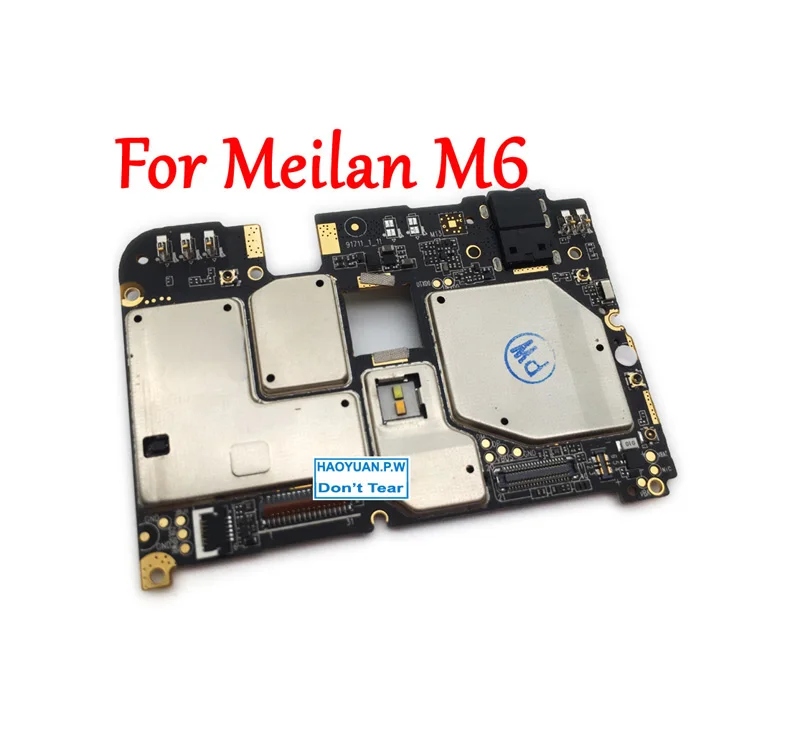 Tested Full Work Original Unlock Motherboard For Meizu Meilan M6 M711QLogic Circuit Electronic Panel with Firmware
Tested Full Work Original Unlock Motherboard For Meizu Meilan M6 M711QLogic Circuit Electronic Panel with Firmware