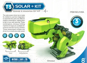 Solar toy diy assembly model dinosaur robot 3 in 1 children's scientific experiment assembly small production
Solar toy diy assembly model dinosaur robot 3 in 1 children's scientific experiment assembly small production