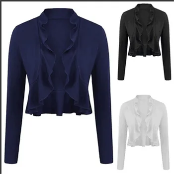 2019 spring and autumn new fashion wild long-sleeved casual cardigan solid color coat
2019 spring and autumn new fashion wild long-sleeved casual cardigan solid color coat