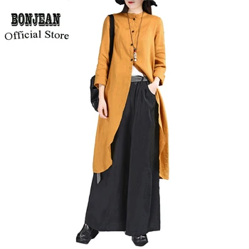 Womens Linen Shirt Blouse Extra Long Big Loose Solid Elegant Fashion Casual for Spring Summer AZ18351336
Womens Linen Shirt Blouse Extra Long Big Loose Solid Elegant Fashion Casual for Spring Summer AZ18351336