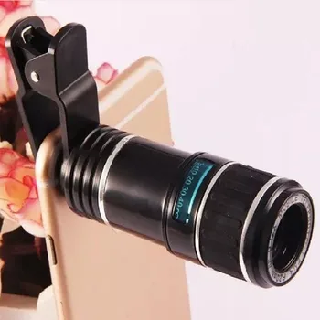 Universal Clip 12X Zoom Telephoto Telescope Camera Phone Photo Lens Lenses for iPhone 6S Plus 6S 6 Plus 6 5S 5C 5 SE 4S 4
Universal Clip 12X Zoom Telephoto Telescope Camera Phone Photo Lens Lenses for iPhone 6S Plus 6S 6 Plus 6 5S 5C 5 SE 4S 4
