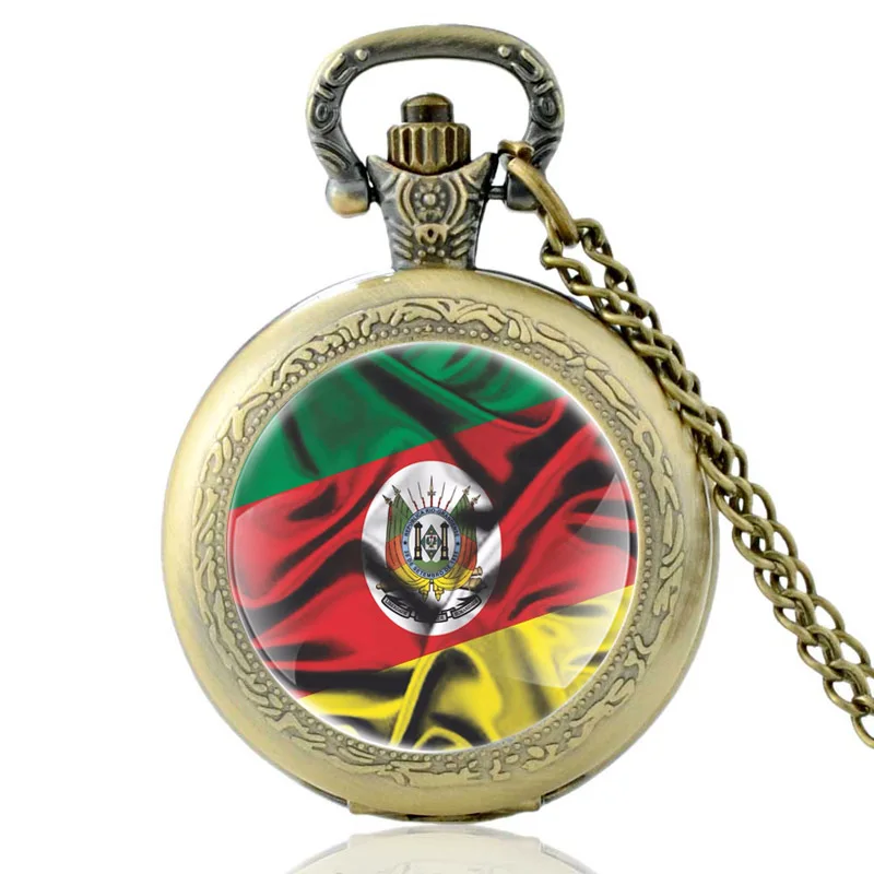 Vintage Bandeira do Brasil Quartz Glass Dome Pocket Watch Classic Men Women Chain Necklace Jewelry Gift
Vintage Bandeira do Brasil Quartz Glass Dome Pocket Watch Classic Men Women Chain Necklace Jewelry Gift
