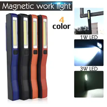 Flashlight Rechargeable USB COB LED Magnetic Pen Light Torch Work Light For Camping Lanterna Tactical Night Light Use AAA Torch
Flashlight Rechargeable USB COB LED Magnetic Pen Light Torch Work Light For Camping Lanterna Tactical Night Light Use AAA Torch