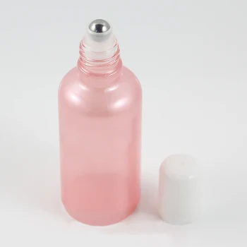 50ml Roll On Glass Pink Bottle Cosmetic Container Essential Oil glass Refillable Bottle 
50ml Roll On Glass Pink Bottle Cosmetic Container Essential Oil glass Refillable Bottle