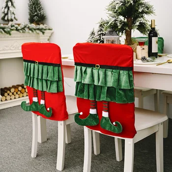 Velvet Elf Skirt Creative Chair Covers Christmas Dinner Party Table Decorations Chair Back Cover Ornament New Year Home Decor
Velvet Elf Skirt Creative Chair Covers Christmas Dinner Party Table Decorations Chair Back Cover Ornament New Year Home Decor