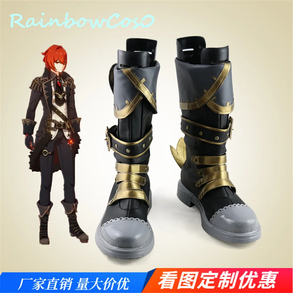 Genshin Impact Diluc Ragnvindr Cosplay Shoes Boots Game Anime Halloween RainbowCos0W W1418
Genshin Impact Diluc Ragnvindr Cosplay Shoes Boots Game Anime Halloween RainbowCos0W W1418