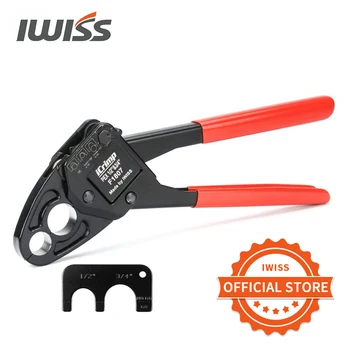 IWISS IWS-1234C Angle Head F1807 PEX Pipe Crimping Tool for Copper Rings (1/2&3/4-inch Angle Combo Crimper)
IWISS IWS-1234C Angle Head F1807 PEX Pipe Crimping Tool for Copper Rings (1/2&3/4-inch Angle Combo Crimper)