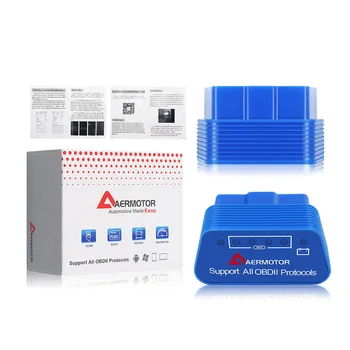 Car Styling Aermotor ELM327 BT4.0 Auto Diagnostic Scanner Compatible with Android IOS OBDII Adapter Auto Diagnostic Tool
Car Styling Aermotor ELM327 BT4.0 Auto Diagnostic Scanner Compatible with Android IOS OBDII Adapter Auto Diagnostic Tool