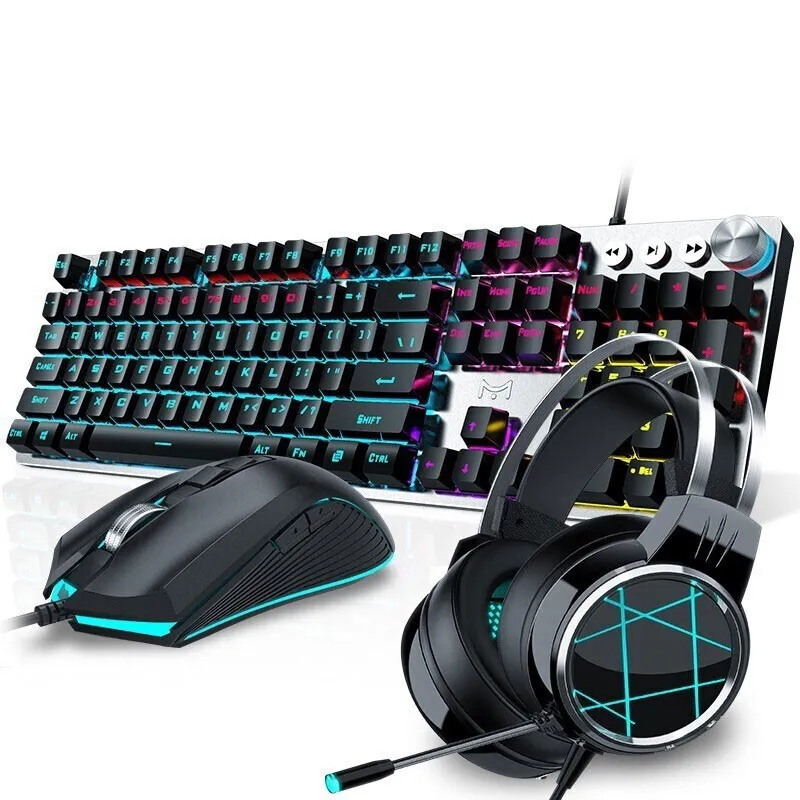 Front Runner Tk100 Mechanical Keyboard Mouse Headset Set Wired Peripherals Games Key Mouse Notebook Office Usb External Computer
Front Runner Tk100 Mechanical Keyboard Mouse Headset Set Wired Peripherals Games Key Mouse Notebook Office Usb External Computer