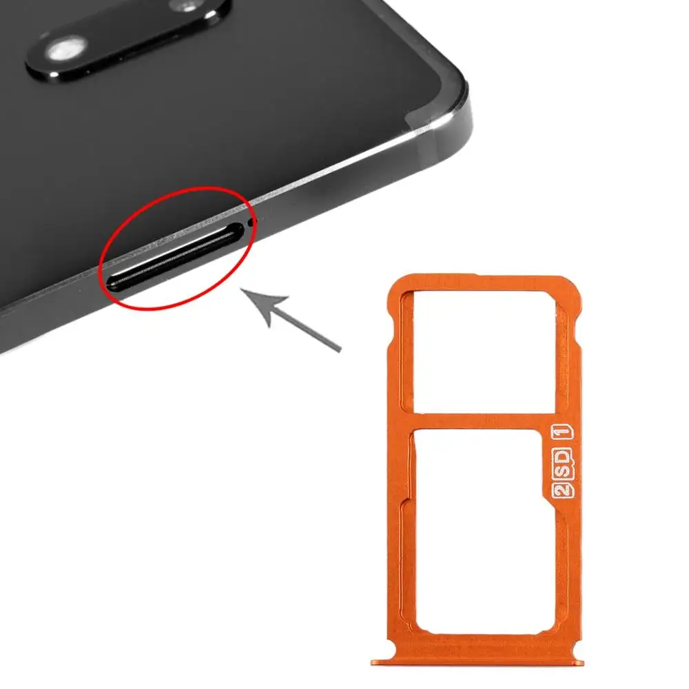 Лоток для sim-карт + лоток sim-карт/лоток карт памяти Micro SD Nokia 7 Plus TA-1062 | Мобильные