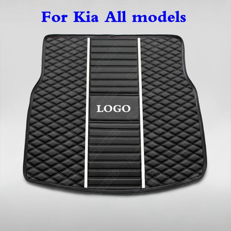 Car Trunk Liners Mats for Kia Rio 3 Forte Niro Optima Sorento Sedona Ceed Soul Stinger Sportage Boot Pads |