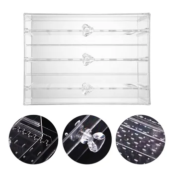 1PC Jewelry Container Practical Simple Durable Multi-function Transparent Holder Container for Necklace Earring Jewelry
1PC Jewelry Container Practical Simple Durable Multi-function Transparent Holder Container for Necklace Earring Jewelry