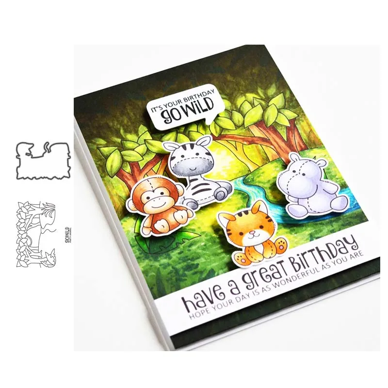 Jungle trees Metal Cutting Dies and Clear Stamps for DIY Scrapbooking Card Dies Cut Stencils Paper Crafts Photo Album Decoration
Jungle trees Metal Cutting Dies and Clear Stamps for DIY Scrapbooking Card Dies Cut Stencils Paper Crafts Photo Album Decoration