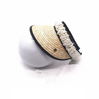 202003-shi summer pearl ribbon handmade straw without leisure lady VISORS cap women baseball hat Equestrian
202003-shi summer pearl ribbon handmade straw without leisure lady VISORS cap women baseball hat Equestrian