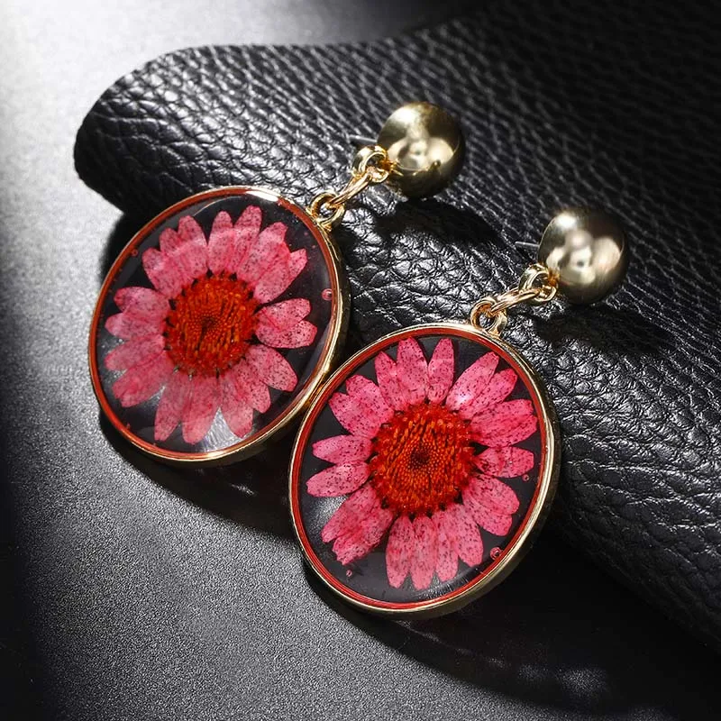 2019 New Earings in Drop Earings Big Round Acrylic Sunflower Dangle Boho Earings Fashion Jewelry Gold Color Gift for Friend
2019 New Earings in Drop Earings Big Round Acrylic Sunflower Dangle Boho Earings Fashion Jewelry Gold Color Gift for Friend