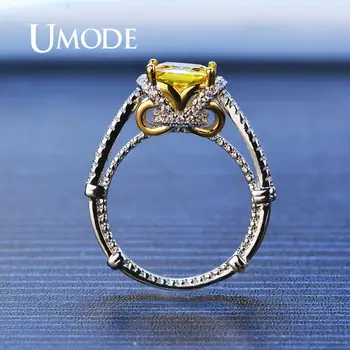 UMODE Yellow Cubic Zirconia Wedding Rings for Women Engagement Trendy Rings Femme Jewelry Girls Classical Fashion Gifts UR0557
UMODE Yellow Cubic Zirconia Wedding Rings for Women Engagement Trendy Rings Femme Jewelry Girls Classical Fashion Gifts UR0557