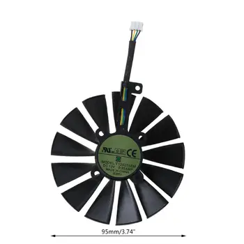 1PC/1Pair 95MM Cooler 13 Blades Cooling Fan for A-SUS ROG GTX1080TI P11G RX470 M6CB
1PC/1Pair 95MM Cooler 13 Blades Cooling Fan for A-SUS ROG GTX1080TI P11G RX470 M6CB