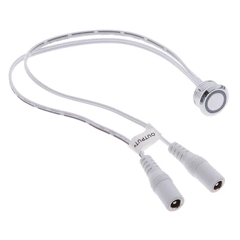 1Pc LED Dimmer For LED Strip Light 12V Touch Button Control Stepless Dimmable Switch
1Pc LED Dimmer For LED Strip Light 12V Touch Button Control Stepless Dimmable Switch