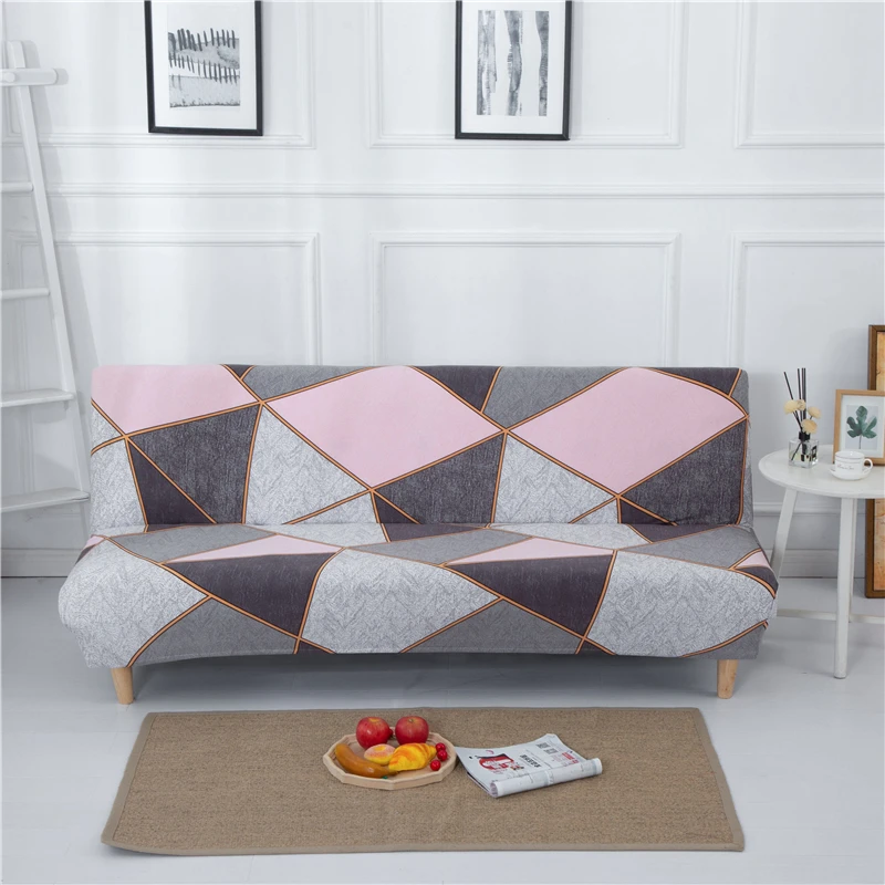 Housse extensible pour canapé et lit pliant, pour siège, sans accoudoirs, moderne, pour une longueur de 160 à 190cm, tout compris Housse extensible pour canapé et lit pliant, pour siège, sans accoudoirs, moderne, pour une longueur de 160 à 190cm, tout compris
