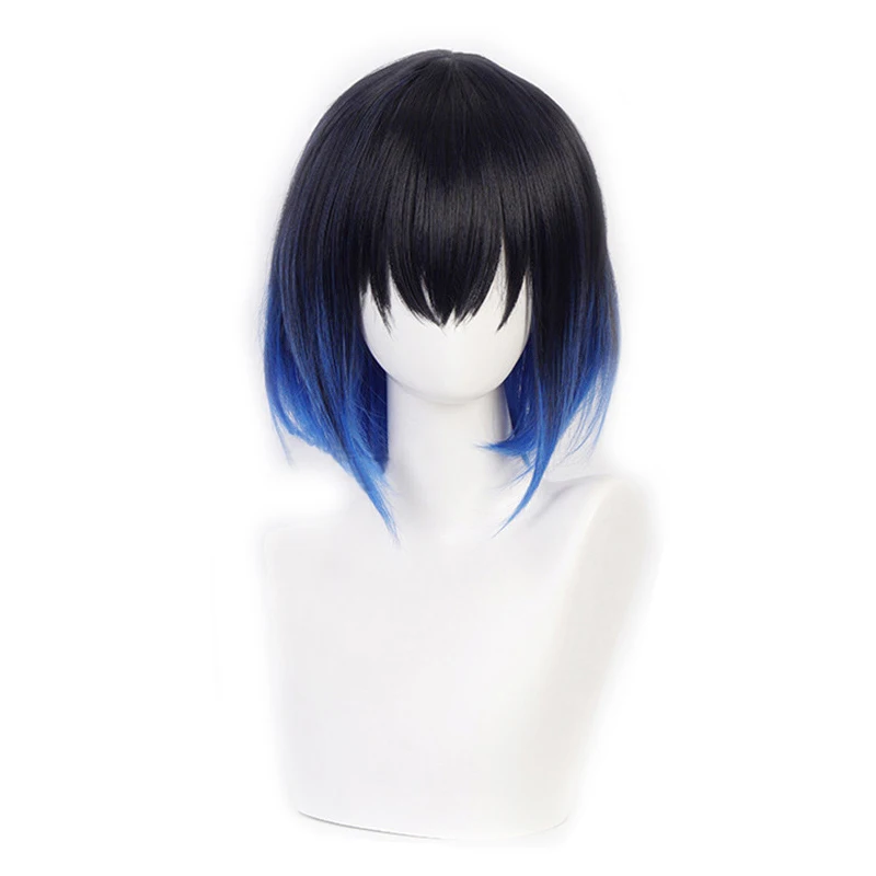 Hashibira Inosuke Short Blue Ombre Wig Demon Slayer Kimetsu no Yaiba Heat Resistant Synthetic Hair Cosplay Costume Wigs
Hashibira Inosuke Short Blue Ombre Wig Demon Slayer Kimetsu no Yaiba Heat Resistant Synthetic Hair Cosplay Costume Wigs