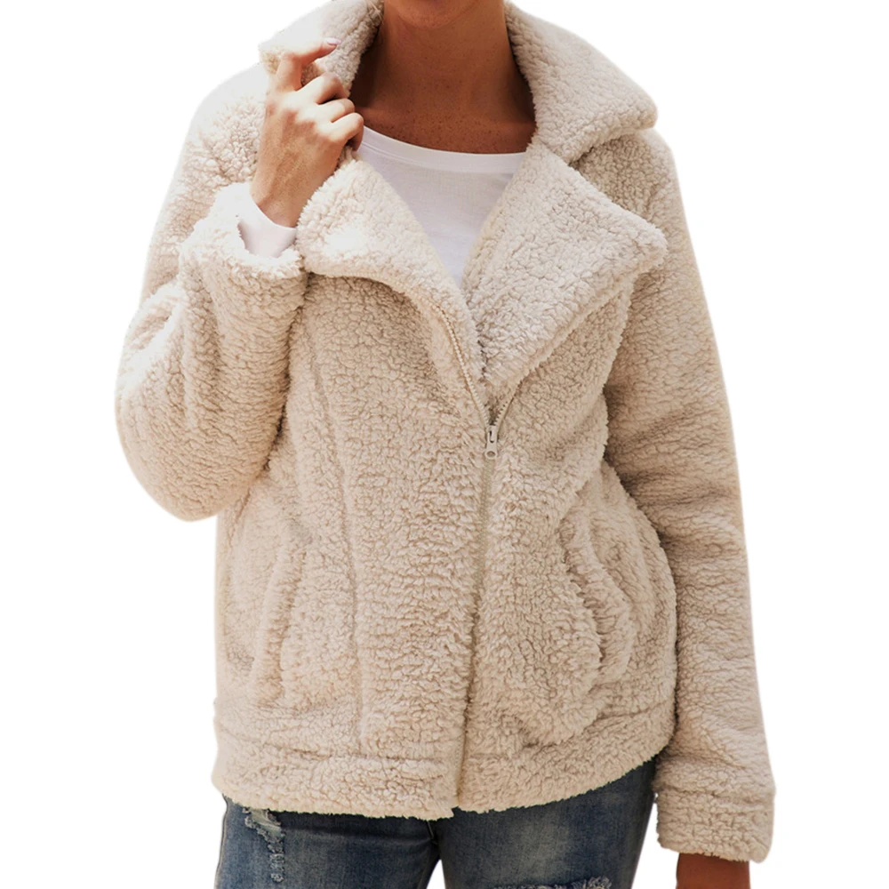 Teddy Jacket Coat Women Winter 2020 Thick Warm Outerwear Overcoat Ladies Solid Colour Faux Fur Jackers Zipper Coats D30
Teddy Jacket Coat Women Winter 2020 Thick Warm Outerwear Overcoat Ladies Solid Colour Faux Fur Jackers Zipper Coats D30