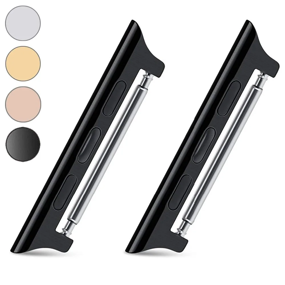 Adapter Connector for Apple Watch 4 3 2 Band Models Easy to Install Seamless Aluminum Wrist Linker Strap Connector 38mm 42mm
Adapter Connector for Apple Watch 4 3 2 Band Models Easy to Install Seamless Aluminum Wrist Linker Strap Connector 38mm 42mm