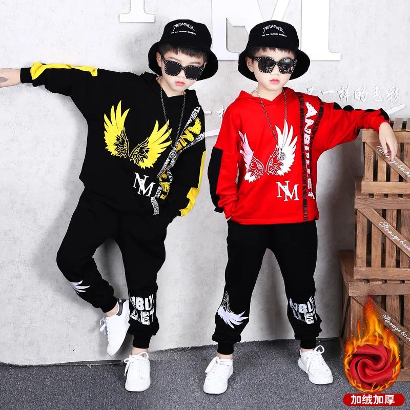 BOY'S Autumn And Winter Set 2019 New Style Childrenswear Winter plus Velvet Clothes Fashion Boy Big Boy Korean-style Two-Piece S
BOY'S Autumn And Winter Set 2019 New Style Childrenswear Winter plus Velvet Clothes Fashion Boy Big Boy Korean-style Two-Piece S